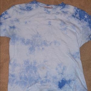 blue tye dye urban outfitters tee